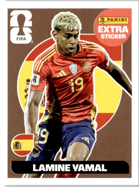 Lamine Yamal Panini Extra sticker